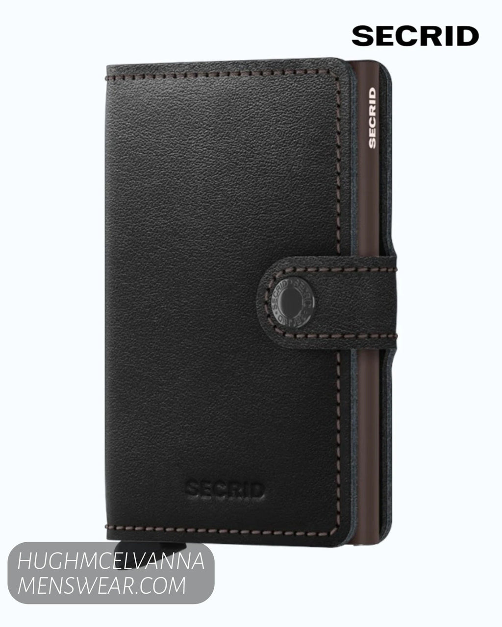 Secrid Miniwallet M Original Black Brown - Hugh McElvanna Menswear