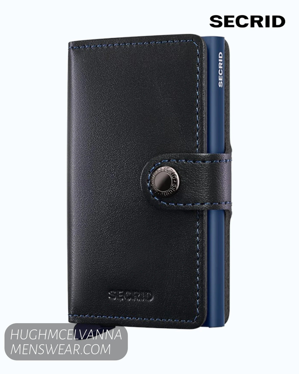 Secrid Miniwallet M Original Black Navy - Hugh McElvanna Menswear