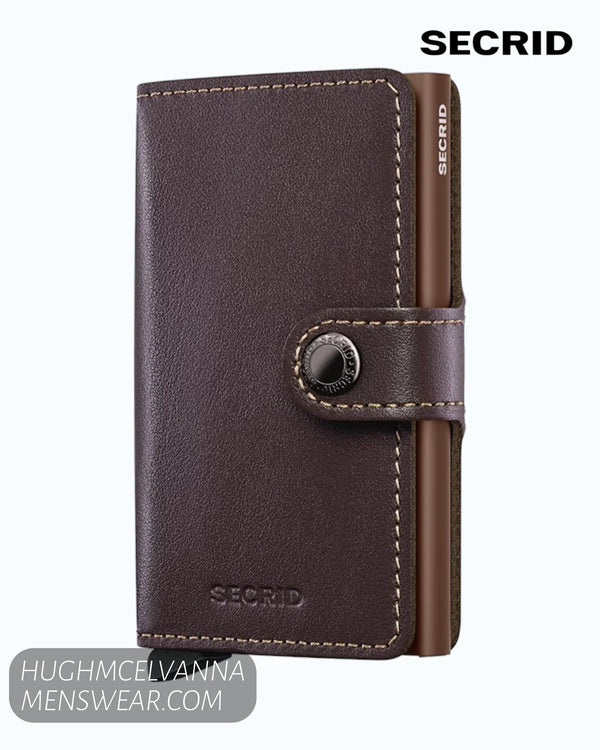 Secrid Miniwallet M Original Chocolate - Hugh McElvanna Menswear