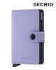 Secrid Miniwallet Matte Lilac – RFID - Protected Pastel Unisex Leather Wallet - Hugh McElvanna Menswear