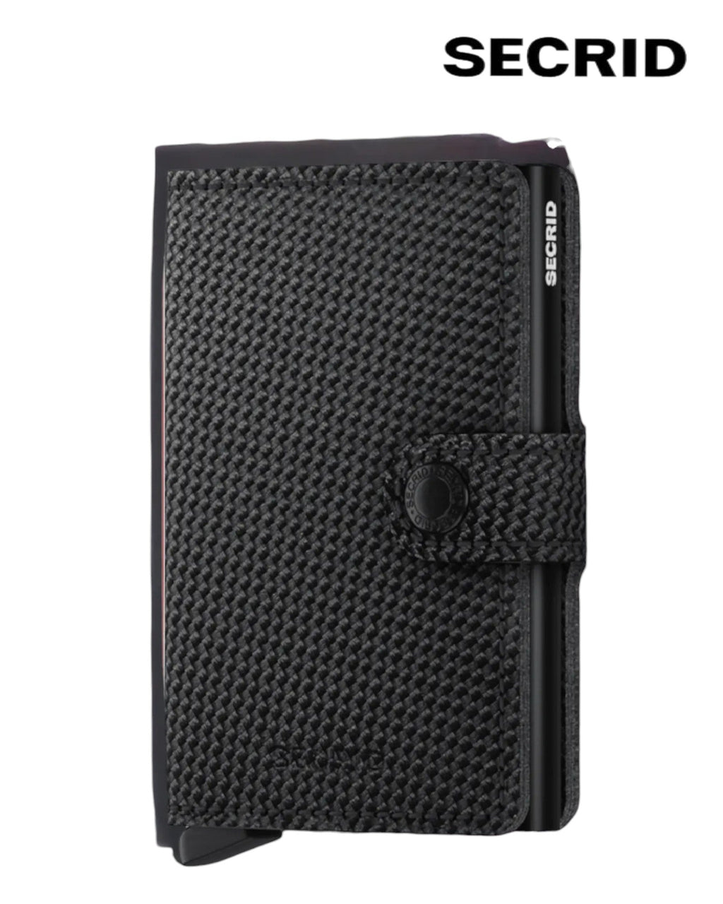 Secrid Miniwallet MCa – Carbon Black Leather Unisex RFID Wallet - Hugh McElvanna Menswear