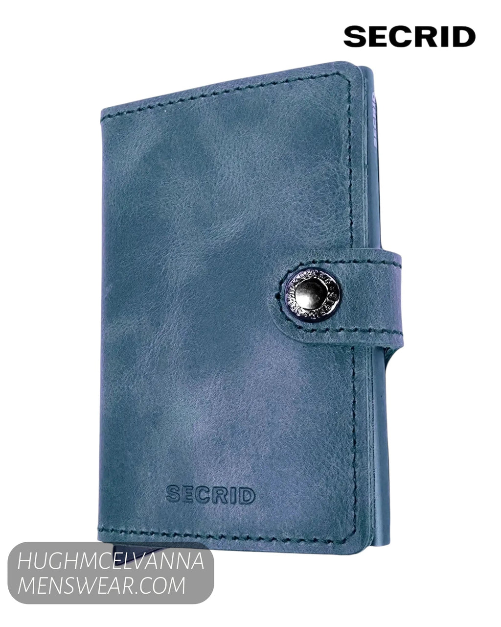 Secrid Miniwallet MV Vintage Blue - Hugh McElvanna Menswear
