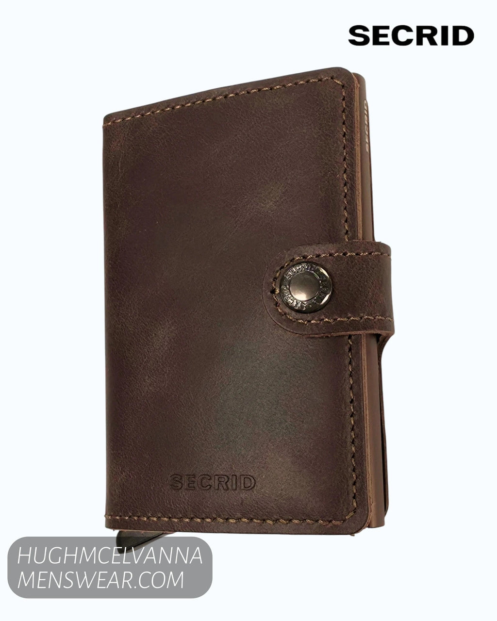 Secrid Miniwallet MV Vintage Chocolate - Hugh McElvanna Menswear