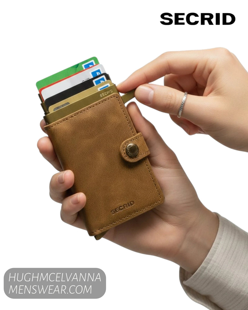 Secrid Miniwallet MV Vintage Oak | RFID Protected - Hugh McElvanna Menswear