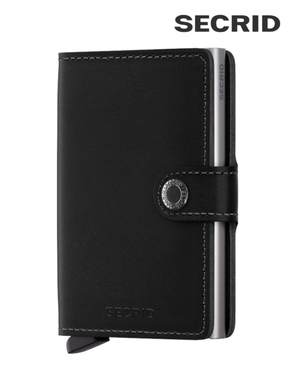 Secrid Miniwallet – Original Black Leather Unisex RFID Wallet - Hugh McElvanna Menswear