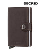 Secrid Miniwallet – Original Dark Brown Leather Unisex RFID Wallet - Hugh McElvanna Menswear