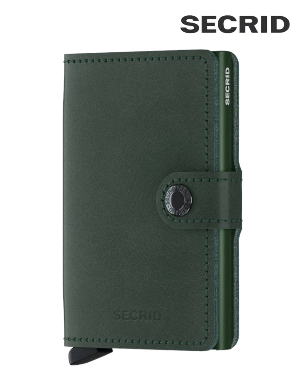 Secrid Miniwallet – Original Green Leather RFID Card Holder - Hugh McElvanna Menswear