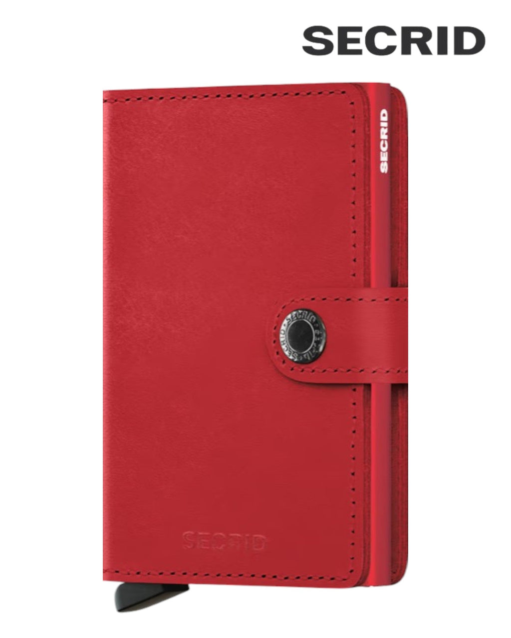 Secrid Miniwallet – Original Red Leather Unisex RFID Wallet - Hugh McElvanna Menswear