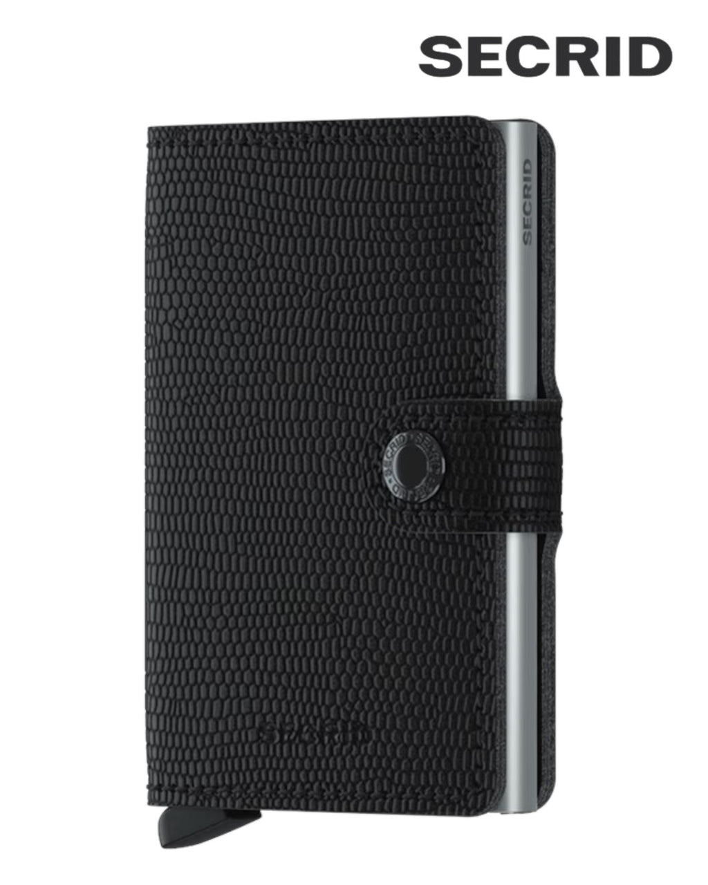 Secrid Miniwallet Rango Black – Premium RFID Leather Wallet with Embossed Detail - Hugh McElvanna Menswear
