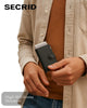 Secrid Miniwallet Yard Black – Vegan RFID Wallet with Eco - Friendly Microfibre Leather - Hugh McElvanna Menswear