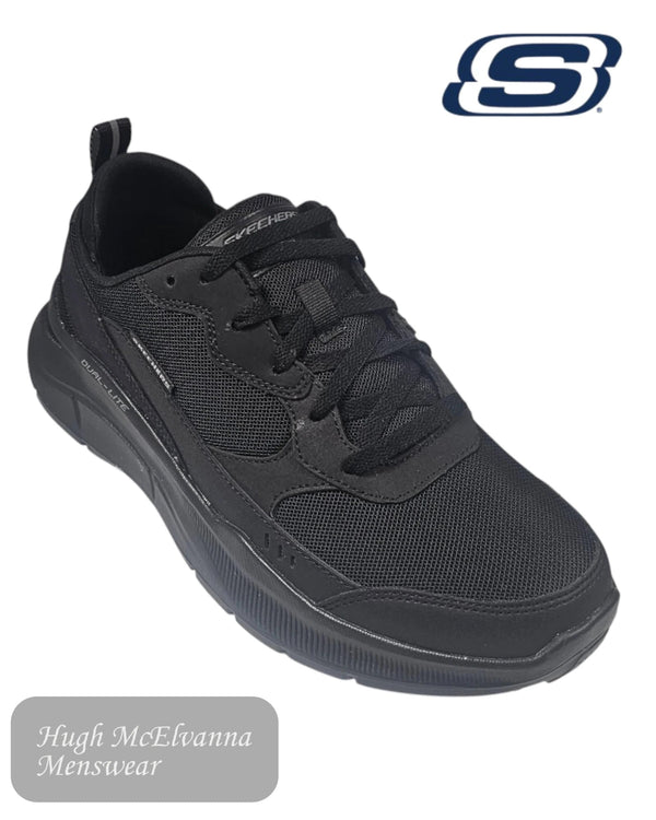 Skechers EQUALIZER 5.0 CYNER Black Trainers - Hugh McElvanna Menswear