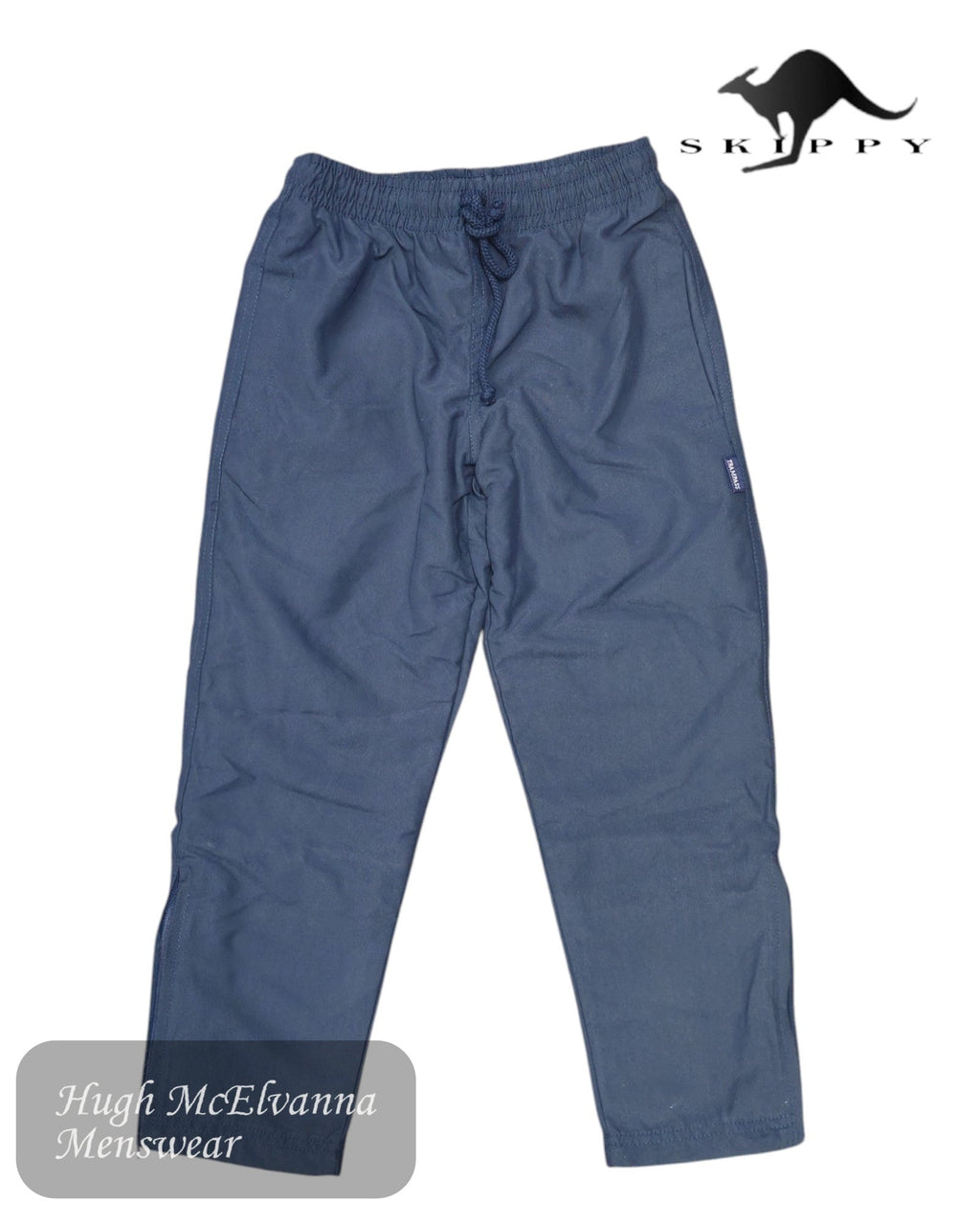 Skippy Navy Cotton - Lined Jog Bottoms – 5095 - Hugh McElvanna Menswear
