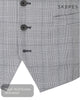 Skopes ANELLO Grey Check Waistcoat - Hugh McElvanna Menswear