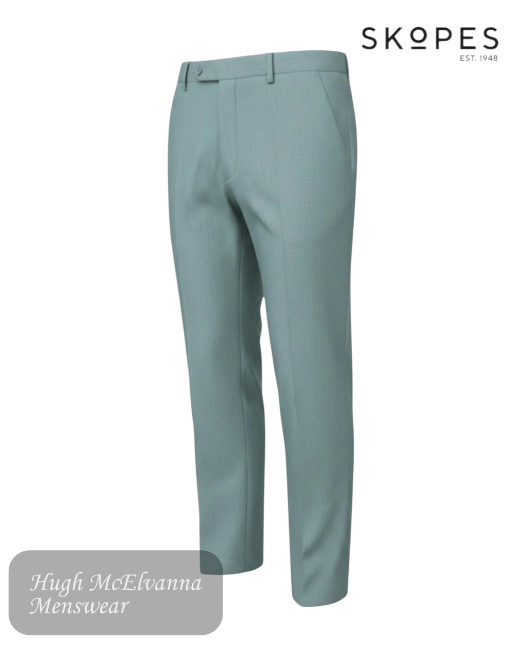 Skopes EDGAR Steel Grey Trouser | MM7134 - Hugh McElvanna Menswear