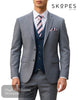 Skopes Harcourt Silver Slim Fit 2 Piece Suit MM3393 - Hugh McElvanna Menswear