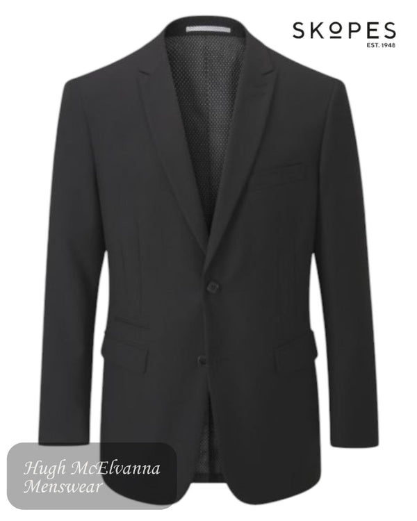 Skope's MADRID Black Suit Jacket - MM1950 - Hugh McElvanna Menswear
