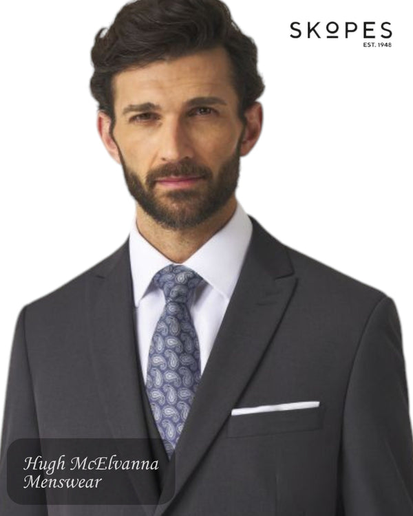 Skope's MADRID Charcoal Suit Jacket - MM1951 - Hugh McElvanna Menswear