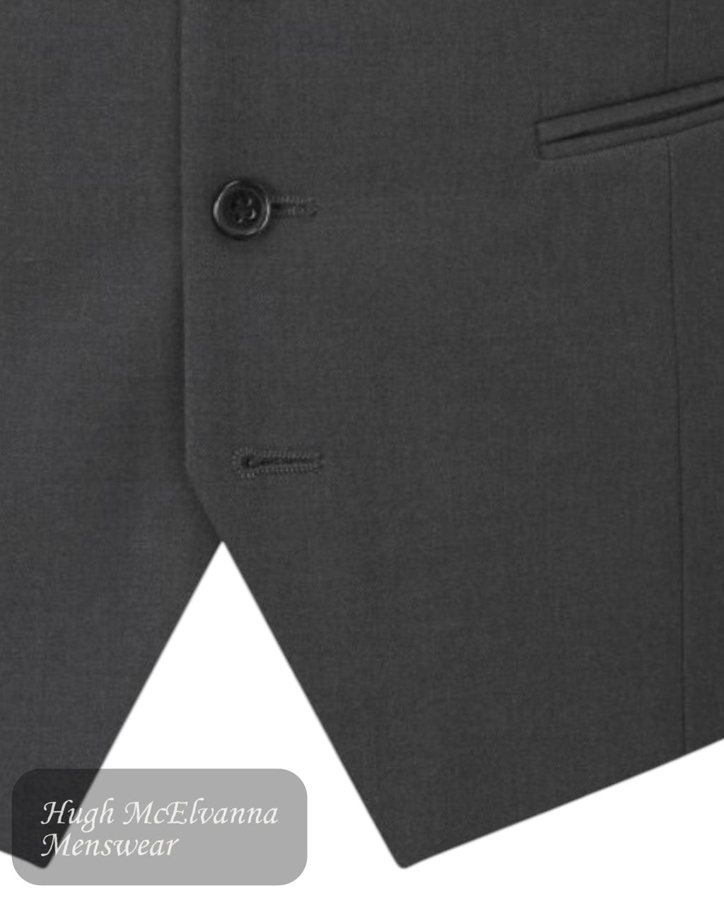 Skopes MADRID Charcoal Waistcoat - MM1251 - Hugh McElvanna Menswear