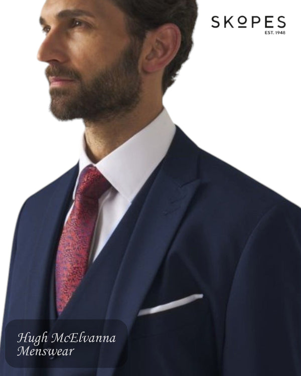 Skopes MADRID Navy Tailored Fit Suit Jacket - MM195 - Hugh McElvanna Menswear