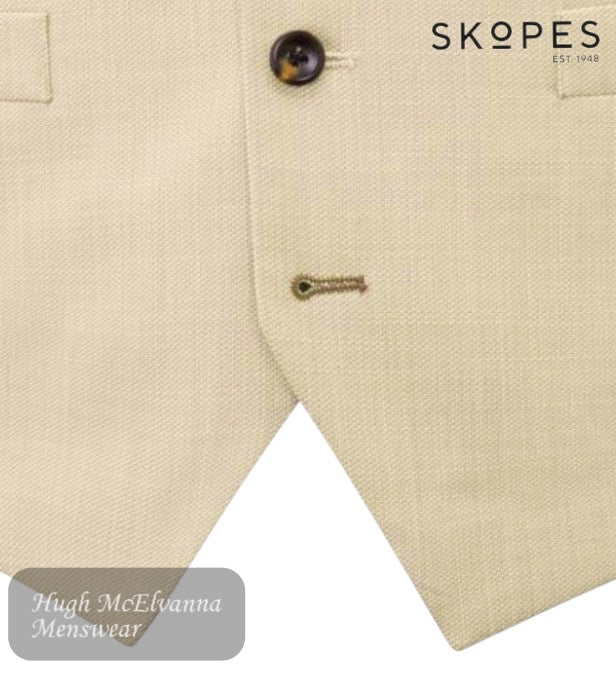 Skopes REDDING Stone Waistcoat - Hugh McElvanna Menswear
