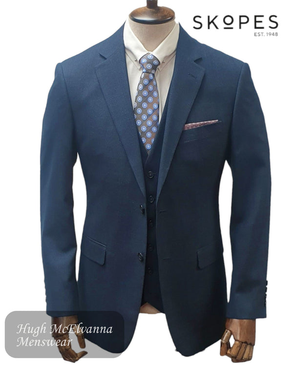 Skopes THEODORE 3 Piece Navy Suit - Hugh McElvanna Menswear