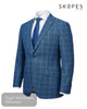 Skopes Trevor Blue Check Tailored Fit Blazer | MM4051 - Hugh McElvanna Menswear