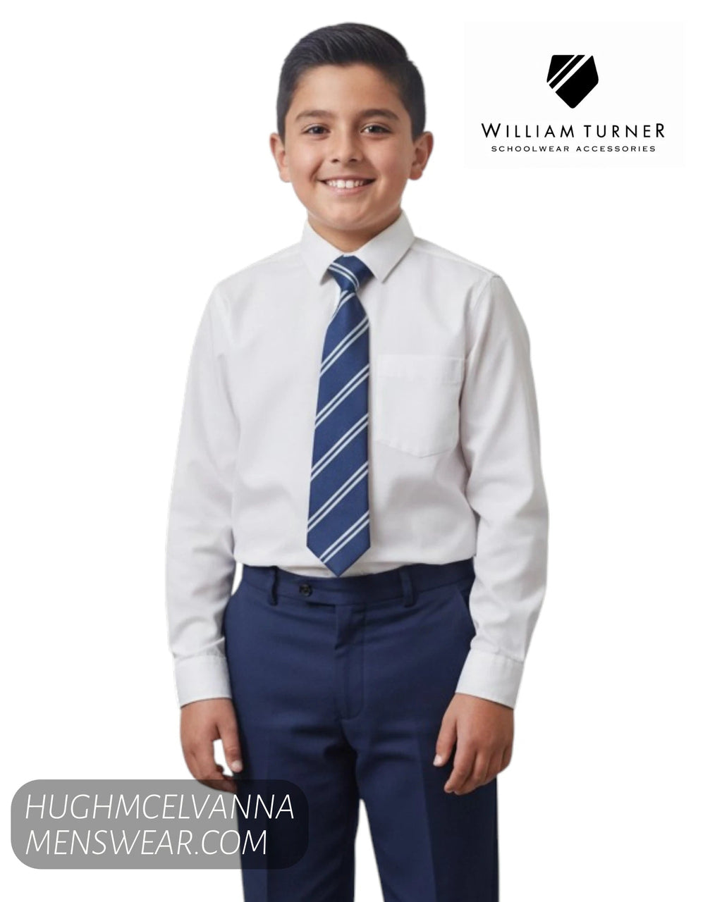 St. Mary's P.S. Granemore Elastic Tie - Hugh McElvanna Menswear