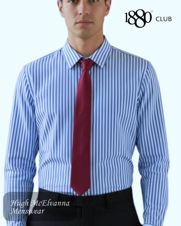 St. Patricks Keady Stripe Shirts Twin Pack - Hugh McElvanna Menswear