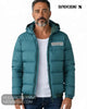 Supremebeing Artura Hooded Puffer Jacket in Azura Teal - Hugh McElvanna Menswear - Casual Jackets