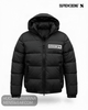 Supremebeing Artura Hooded Puffer Jacket in Black - Hugh McElvanna Menswear - Casual Jackets