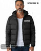 Supremebeing Artura Hooded Puffer Jacket in Black - Hugh McElvanna Menswear - Casual Jackets
