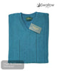 Swallow Design V - Neck Pullover in Teal - Hugh McElvanna Menswear