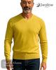Swallow Knitwear GOLD V - Neck Sweater - Hugh McElvanna Menswear