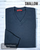 Swallow INK V - Neck Sweater - Hugh McElvanna Menswear