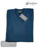 Swallow Knitwear V - Neck Pullover in Ink - Hugh McElvanna Menswear