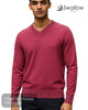 Swallow Mulberry V - Neck Sweater - Hugh McElvanna Menswear