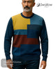 Swallow Navy Design Front Crew Neck - Hugh McElvanna Menswear