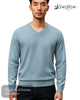 Swallow Sky Blue V - Neck Sweater - Hugh McElvanna Menswear