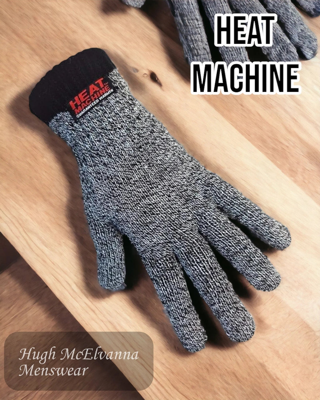 Thermal Lined Glove by Heat Machine - Hugh McElvanna Menswear