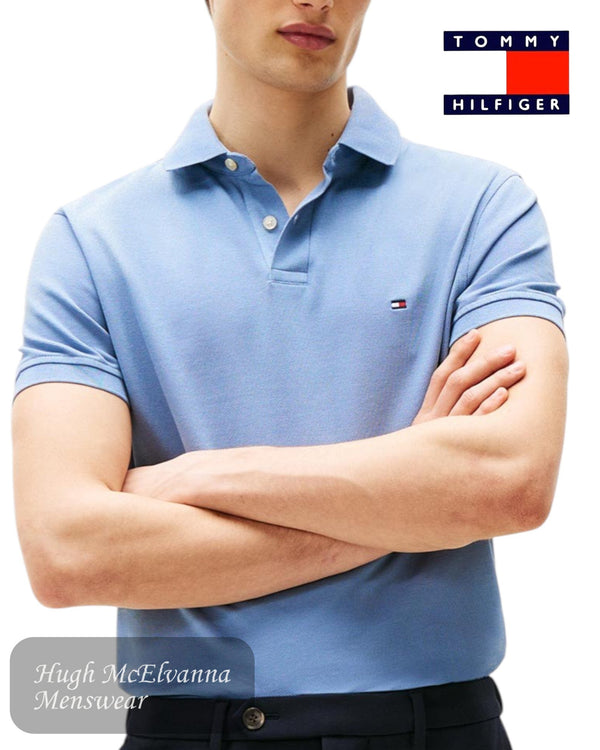 Tommy Hilfiger 1985 Brisk Blue Polo - Hugh McElvanna Menswear