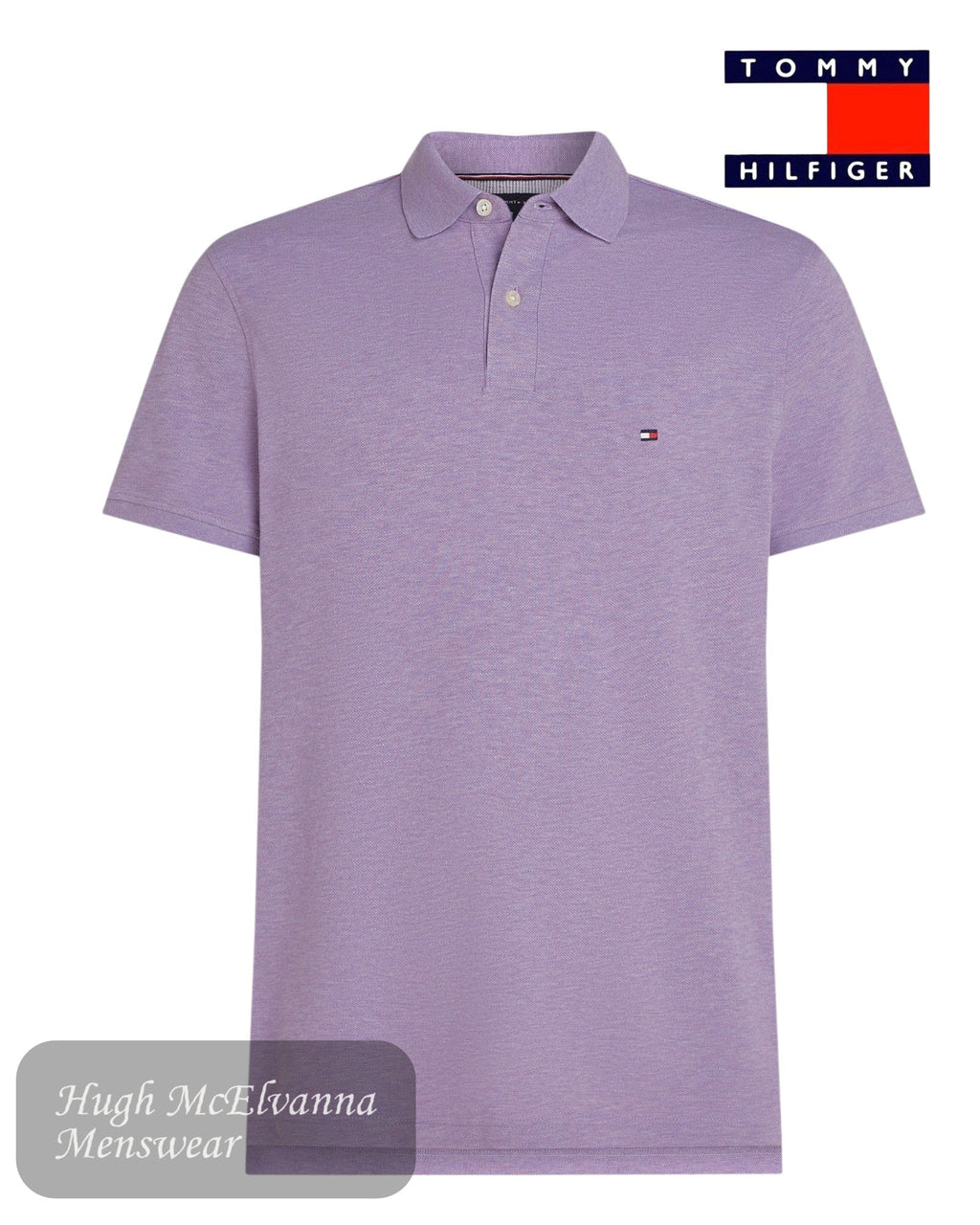 Tommy Hilfiger 1985 Lavender Polo - Hugh McElvanna Menswear