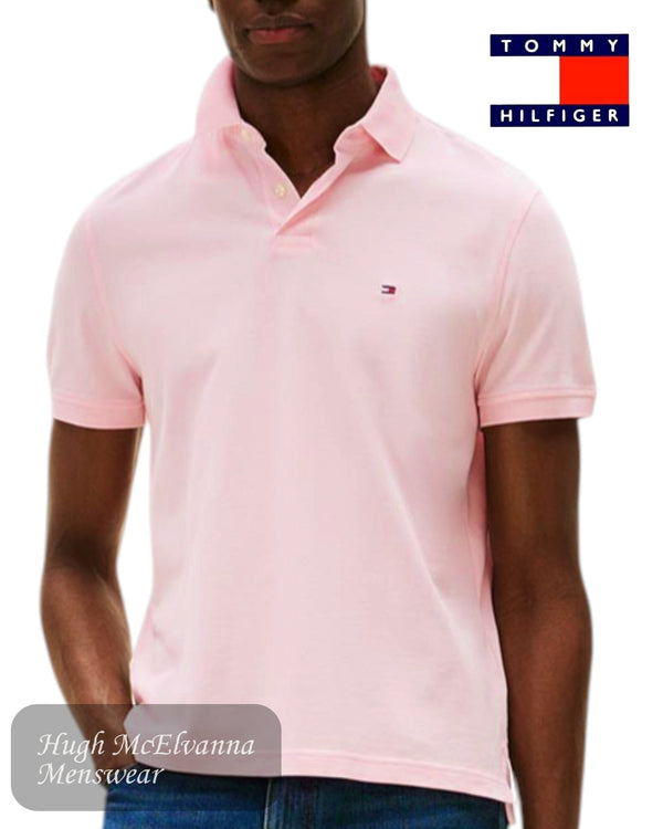 Tommy Hilfiger 1985 Pink Lily Polo - Hugh McElvanna Menswear