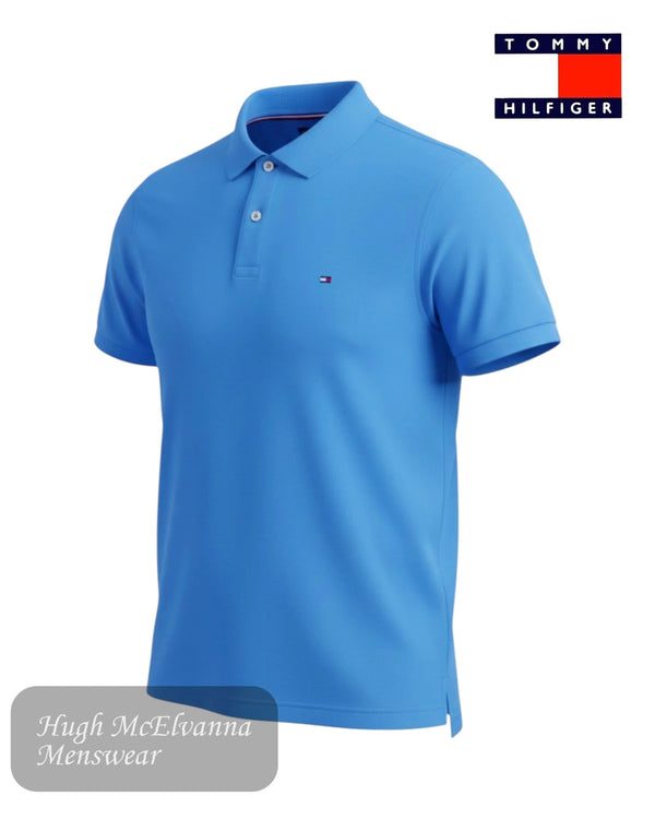 Tommy Hilfiger 1985 Regular Fit Polo Shirt - Blue Spell | MW0MW17770C30 - Hugh McElvanna Menswear