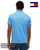 Tommy Hilfiger 1985 Regular Fit Polo Shirt Blue Spell/Alaskan Green/White MW0MW177700BH - Hugh McElvanna Menswear - Polo Shirt