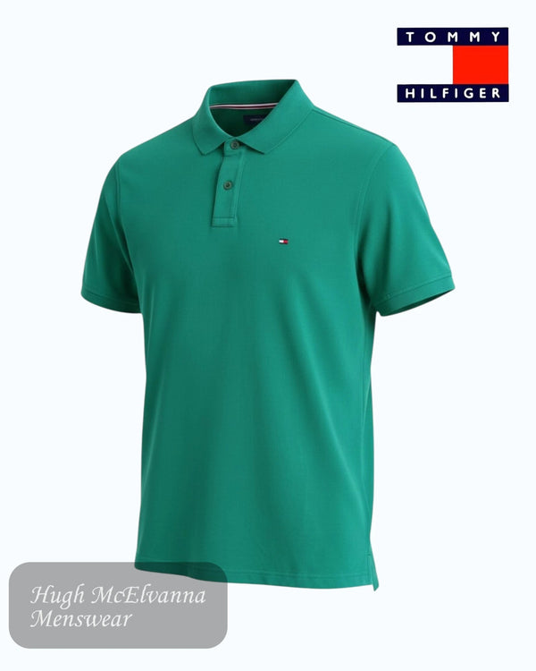 Tommy Hilfiger 1985 Regular Fit Polo Shirt - Deep Ocean | MW0MW17770 - L70 - Hugh McElvanna Menswear