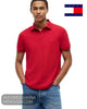 Tommy Hilfiger 1985 Regular Fit Polo Shirt Medium Red MW0MW17770XLD - Hugh McElvanna Menswear - Polo Shirt
