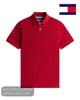 Tommy Hilfiger 1985 Regular Fit Polo Shirt Medium Red MW0MW17770XLD - Hugh McElvanna Menswear - Polo Shirt