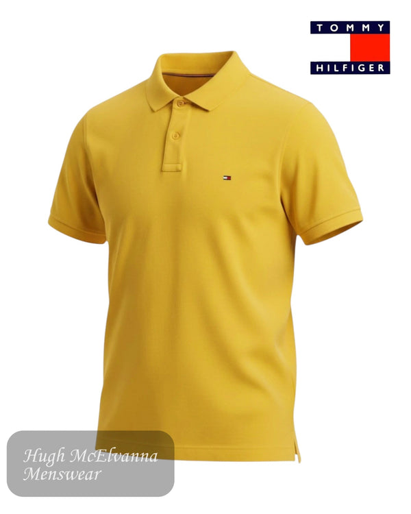 Tommy Hilfiger 1985 Regular Fit Polo Shirt - Morningside Yellow | MW0MW17770 - ZGX - Hugh McElvanna Menswear