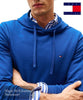 Tommy Hilfiger FLAG HOODY - Wedge Blue - Hugh McElvanna Menswear