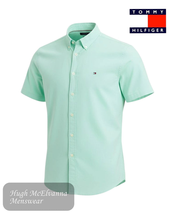 Tommy Hilfiger Flex Poplin Short Sleeve Shirt | MW0MW42630 - CSR - Hugh McElvanna Menswear